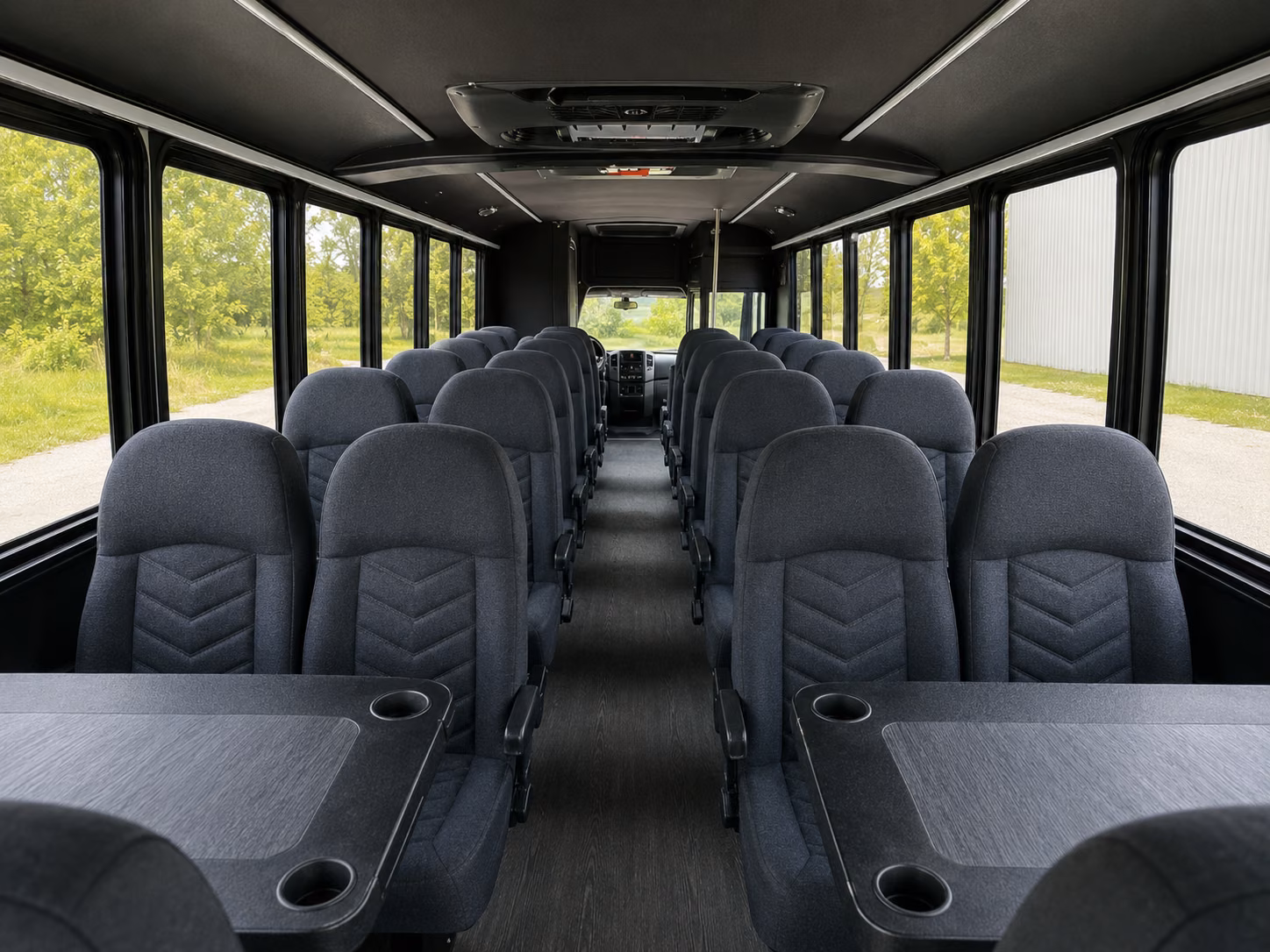 camarillo 15 passenger minibus interior