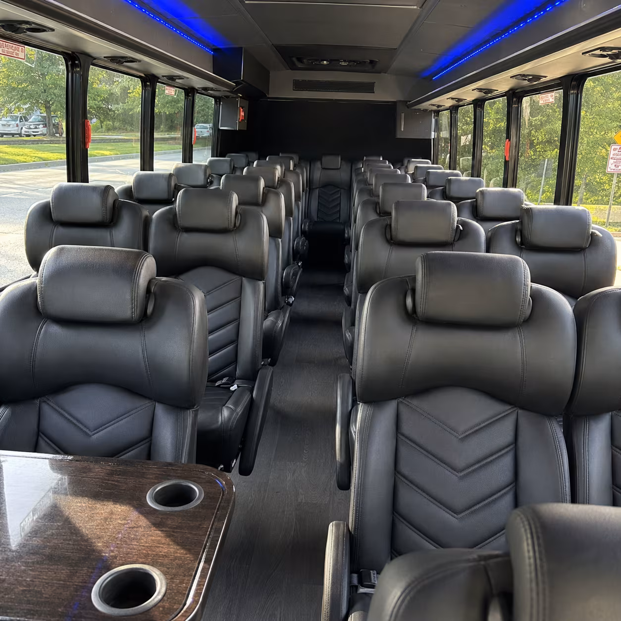 camarillo 25 passenger minibus inside