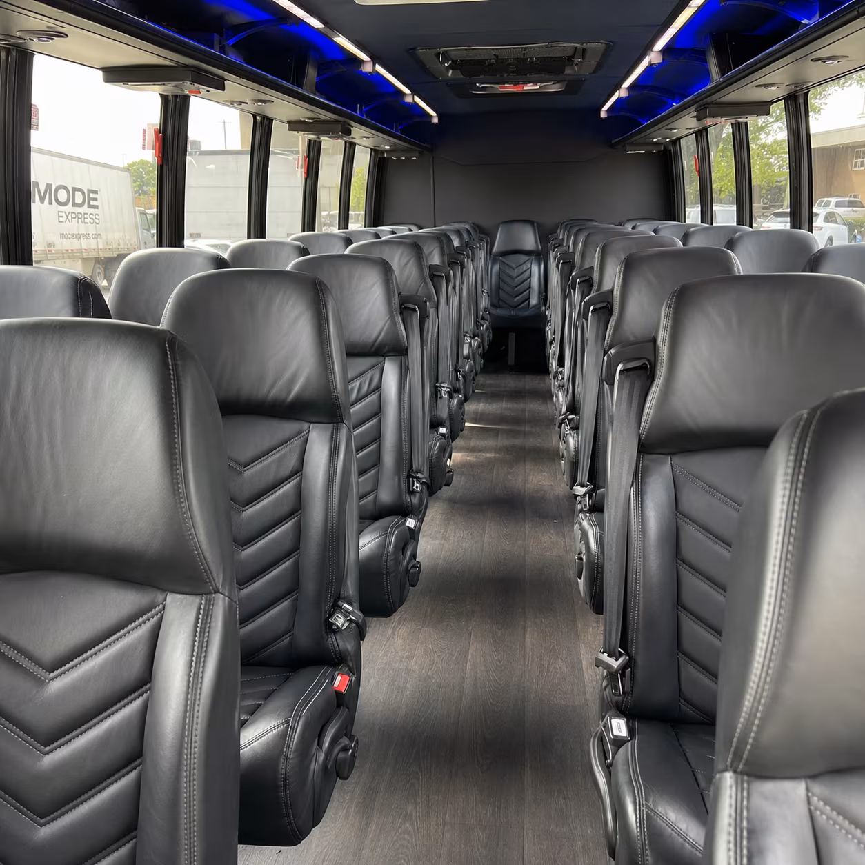camarillo 28 passenger minibus interior