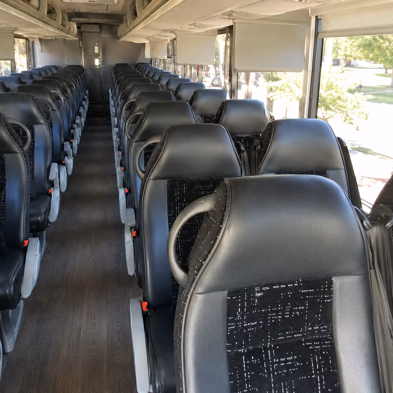 camarillo 56 passenger charter bus interior
