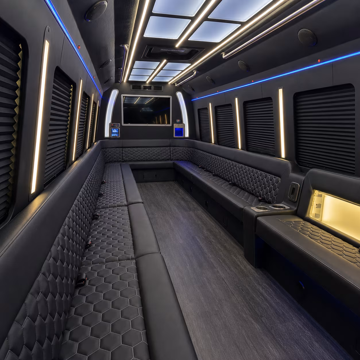 camarillo party bus rental interior