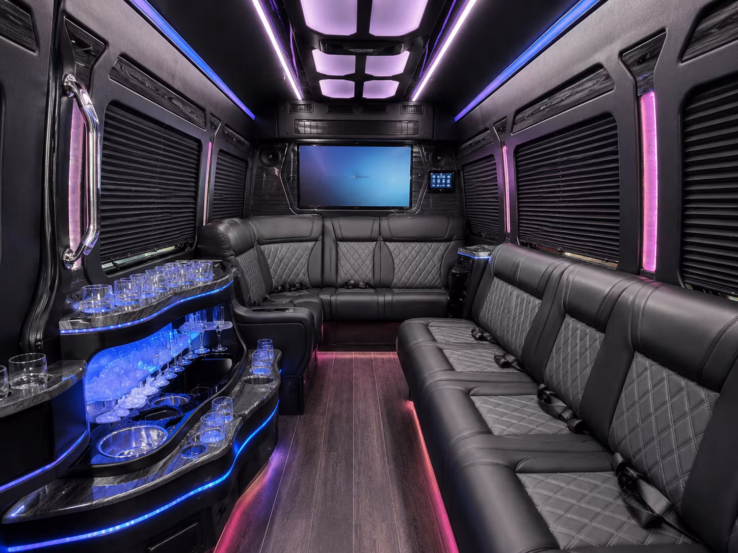 camarillo sprinter limousine inside